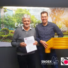 Contract ondertekening sponsor Snoek Puur Groen