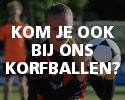 Kom je ook bij ons korfballen?